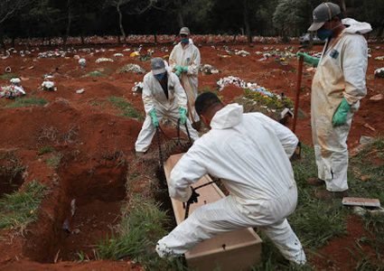 البرازيل: 323 حالة وفاة و11946 اصابة جديدة بفيروس كورونا