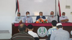 النجار يجتمع بالكادر التدريسي مستقبلا العام الدراسي الجديد