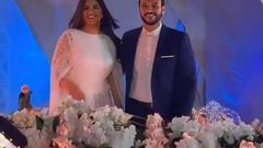 أحمد خالد صالح وهنادي مهنى يعقدان قرانهما في حفل بسيط