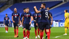 فرنسا تقسو على أوكرانيا وديا بسباعية