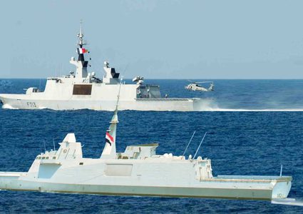 تدريبات بحرية بين الجيش المصري ونظيره الروسي في البحر الأسود