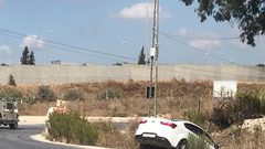 اصابة مواطن وزوجته بحادث سير عقب اعتراض الاحتلال مركبته