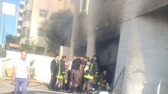 اندلاع حريق ضخم في مستودعات شركة الخواجا ببيتونيا