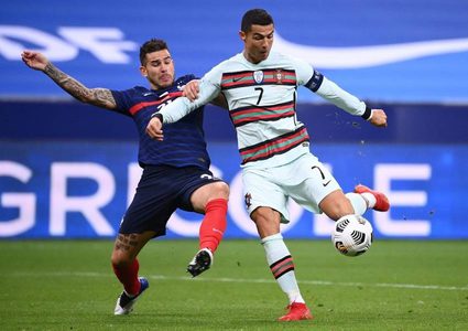 التعادل يحسم قمة التحفظ بين فرنسا والبرتغال