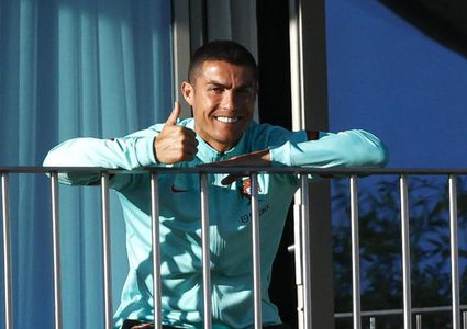 أول ظهور لرونالدو بعد إصابته بفيروس كورونا