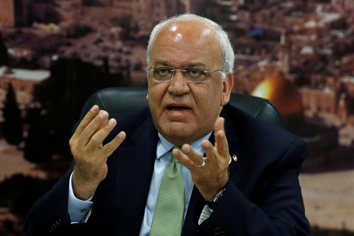 زوجة عريقات: نسبة الأكسجين وصلت ٩٣٪ لدى د.صائب