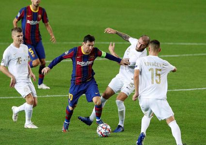 برشلونة يقسو على فرانسفاروش المجري بخماسية