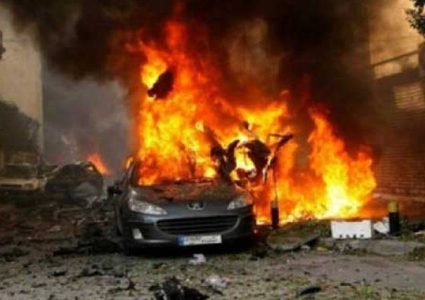 انفجار سيارة بعد استهدافها بعبوة ناسفة في الناصرة