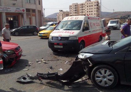 مصرع 3 أشخاص وإصابة 262 آخرين بحوادث سير الأسبوع الماضي