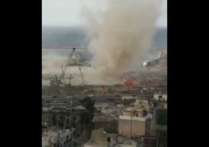 "التنين الهوائي" يجتاح مرفأ بيروت