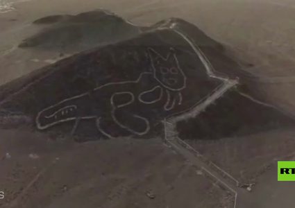 اكتشاف رسم أرضي عملاق جديد عمره نحو 2500 عام