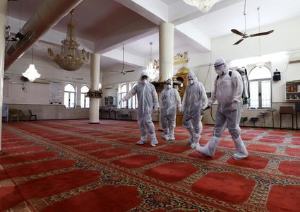 بسبب كورونا...إغلاق مسجد في خانيونس جنوب القطاع