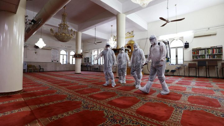 بسبب كورونا...إغلاق مسجد في خانيونس جنوب القطاع