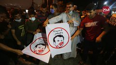 مسيرات في غزة ضد التحريض الفرنسي على الدين الاسلامي