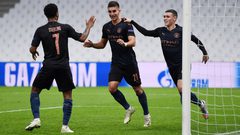 السيتي يدك شباك مضيفه مارسيليا بثلاثية نظيفة