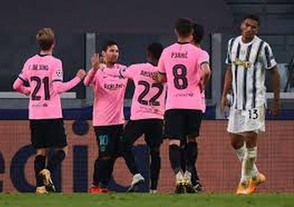 ثنائية ديمبلي وميسي تقود برشلونة للفوز على يوفنتوس