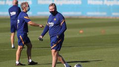 كومان يقيم أداء برشلونة بعد فوزه على يوفنتوس