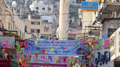 اجواء الاحتفال بالمولد النبوي في مدينة نابلس