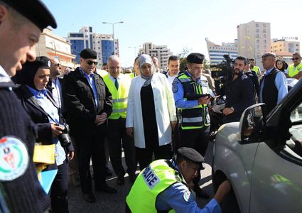 رام الله: انطلاق حملة الفحص الشتوي للمركبات