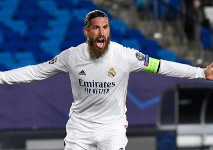 سرجيو راموس يصل للهدف رقم 100 بقميص ريال مدريد