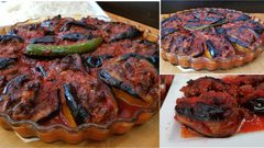 صينية الباذنجان باللحمة المفرومة