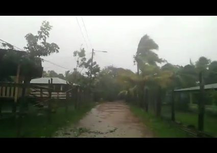 إعصار إيتا يضرب نيكاراغوا