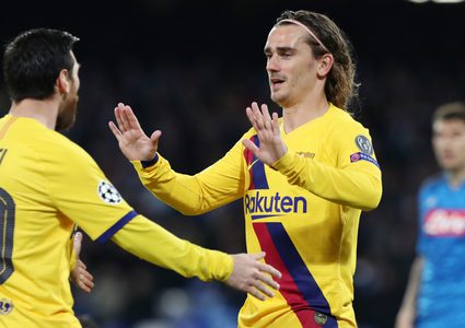 عودة برشلونة للتدريبات دون حضور ميسي و جريزمان قبل مباراة بيتيس