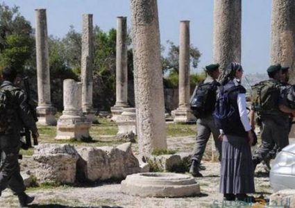 الاحتلال يقتحم سبسطية ويغلق الموقع الأثري