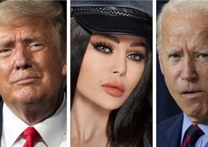 أمريكي يتخلى عن ترامب وبايدن ويختار هيفا وهبي