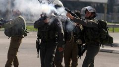 إصابتان بالرصاص المطاطي في مواجهات كفر قدوم