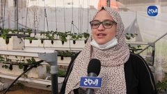 المهندسة ولاء المنعم من غزة .. تستثمر شغفها في مشروع ريادي زراعي