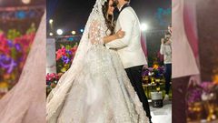 الصور الأولى من حفل زفاف هنادي مهنا وأحمد خالد صالح