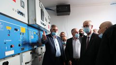 إفتتاح محطة النجاح الاولى للطاقة الشمسية