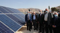 إفتتاح محطة النجاح الأولى للطاقة الشمسية