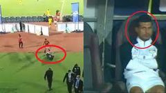 طارق حامد يثير جدلاً لدى مغادرته عقب مباراة مصر وتوغو