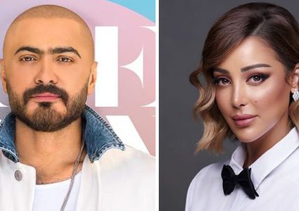 تامر حسني يضع حداً للجدل برسالة عتاب لزوجته