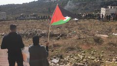 مظاهرة في البيرة تندد زيارة بومبيو لمستوطنة "بساغوت"