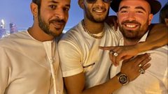 أول تعليق من الفنان محمد رمضان على صورته مع مطرب إسرائيلي