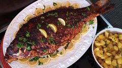 سمك مشوي بالفرن