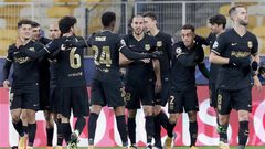 برشلونة يدك شباك مضيفه دينامو كييف برباعية