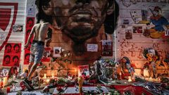 كرة القدم الأرجنتينية تعلن الحداد 7 أيام على وفاة مارادونا