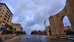 الأجواء الماطرة في مدينة نابلس