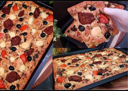 فطيرة الفوكاشيا القطنية