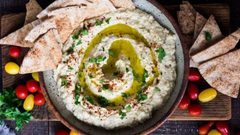 متبل الكوسا المشوية بالشطة والجوز