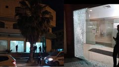 مجهولون يطلقون النار على فرعي بنك في البعنة