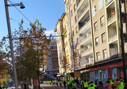 سباق للدراجات في سرقسطة تضامنا مع الشعب الفلسطيني