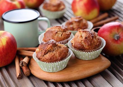 وصفة المافن بالتفاح