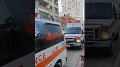 سيارات الإسعاف تجوب شوارع قطاع غزة