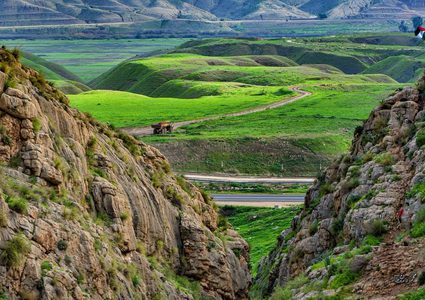 جانب من وادي الفيران في الأغوار الشمالية
عدسة : محمود معطان