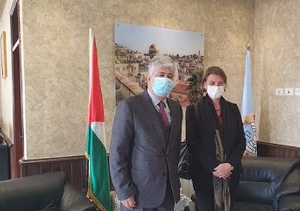 مجدلاني يبحث مع مدير عمليات الاونروا تعزيز وتطوير التعاون المشترك